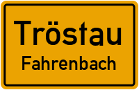 Straßen in Tröstau Fahrenbach