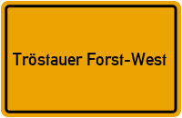 Zinnschützstraße in Tröstauer Forst-West