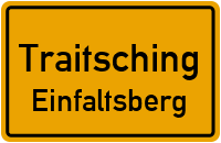 Straßenverzeichnis Traitsching Einfaltsberg