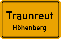 Straßen in Traunreut Höhenberg
