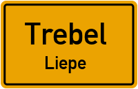 Straßen in Trebel Liepe