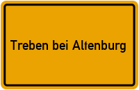 City Sign Treben bei Altenburg