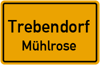 Jagdschloßweg in TrebendorfMühlrose
