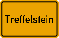 Ortsschild von Gemeinde Treffelstein in Bayern
