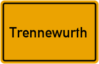 City Sign Trennewurth