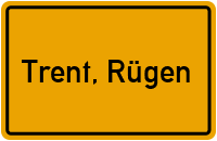 City Sign Trent, Rügen