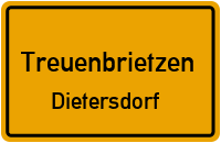 Hauptstraße in TreuenbrietzenDietersdorf