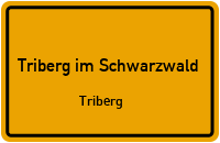 Straßenverzeichnis Triberg im Schwarzwald Triberg