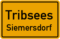 Dorfweg in TribseesSiemersdorf