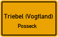 Am Dorfplatz in Triebel (Vogtland)Posseck