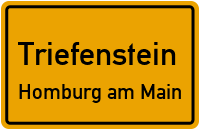 Burgweg in TriefensteinHomburg am Main