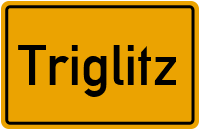 Ortsschild von Gemeinde Triglitz in Brandenburg