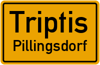 Alter Stadtweg in TriptisPillingsdorf