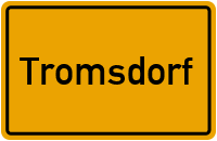 City Sign Tromsdorf
