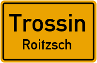 Trossiner Straße in TrossinRoitzsch
