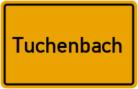 Ortsschild von Gemeinde Tuchenbach in Bayern