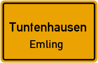 Straßen in Tuntenhausen Emling