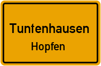 Straßenverzeichnis Tuntenhausen Hopfen