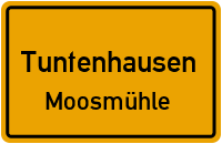 Straßen in Tuntenhausen Moosmühle