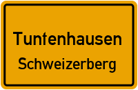 Straßen in Tuntenhausen Schweizerberg