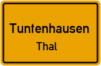 Straßenverzeichnis Tuntenhausen Thal