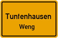 Straßen in Tuntenhausen Weng