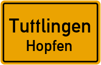 Bahnhofstraße in TuttlingenHopfen