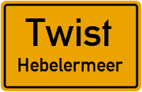Straßenverzeichnis Twist Hebelermeer