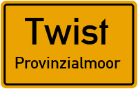 Johannaveenweg in TwistProvinzialmoor