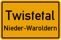 Straßenverzeichnis Twistetal Nieder-Waroldern