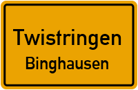 Straßenverzeichnis Twistringen Binghausen