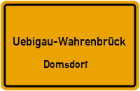 Tröbitzer Straße in Uebigau-WahrenbrückDomsdorf
