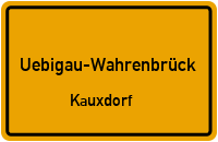 Querstraße in Uebigau-WahrenbrückKauxdorf