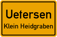 Heidweg in UetersenKlein Heidgraben