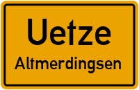 Straßenverzeichnis Uetze Altmerdingsen