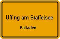 Straßenverzeichnis Uffing am Staffelsee Kalkofen