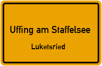 Straßenverzeichnis Uffing am Staffelsee Luketsried