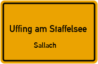 Straßenverzeichnis Uffing am Staffelsee Sallach