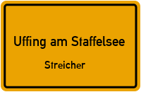 Straßenverzeichnis Uffing am Staffelsee Streicher