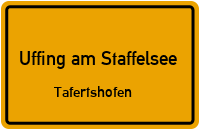 Straßenverzeichnis Uffing am Staffelsee Tafertshofen