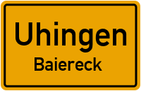Brunnenstraße in UhingenBaiereck