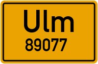 Straßen in 89077 Ulm
