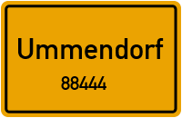 Straßen in 88444 Ummendorf
