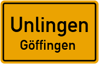 Straßenverzeichnis Unlingen Göffingen
