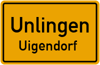 Straßen in Unlingen Uigendorf