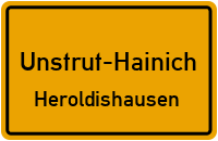 Dorfstraße in Unstrut-HainichHeroldishausen