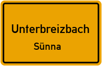 an Der B84 in UnterbreizbachSünna