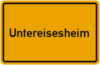 Ortsschild von Gemeinde Untereisesheim in Baden-Württemberg