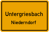 Niederndorf in 94107 Untergriesbach (Niederndorf)
