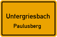 Paulusberg in 94107 Untergriesbach (Paulusberg)